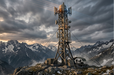 military communication towers